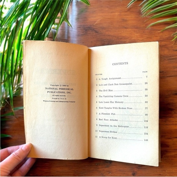 VINTAGE 1966 DC Superman Smashes the Secret of the Mad Director Paperback Retro - Picture 8 of 13